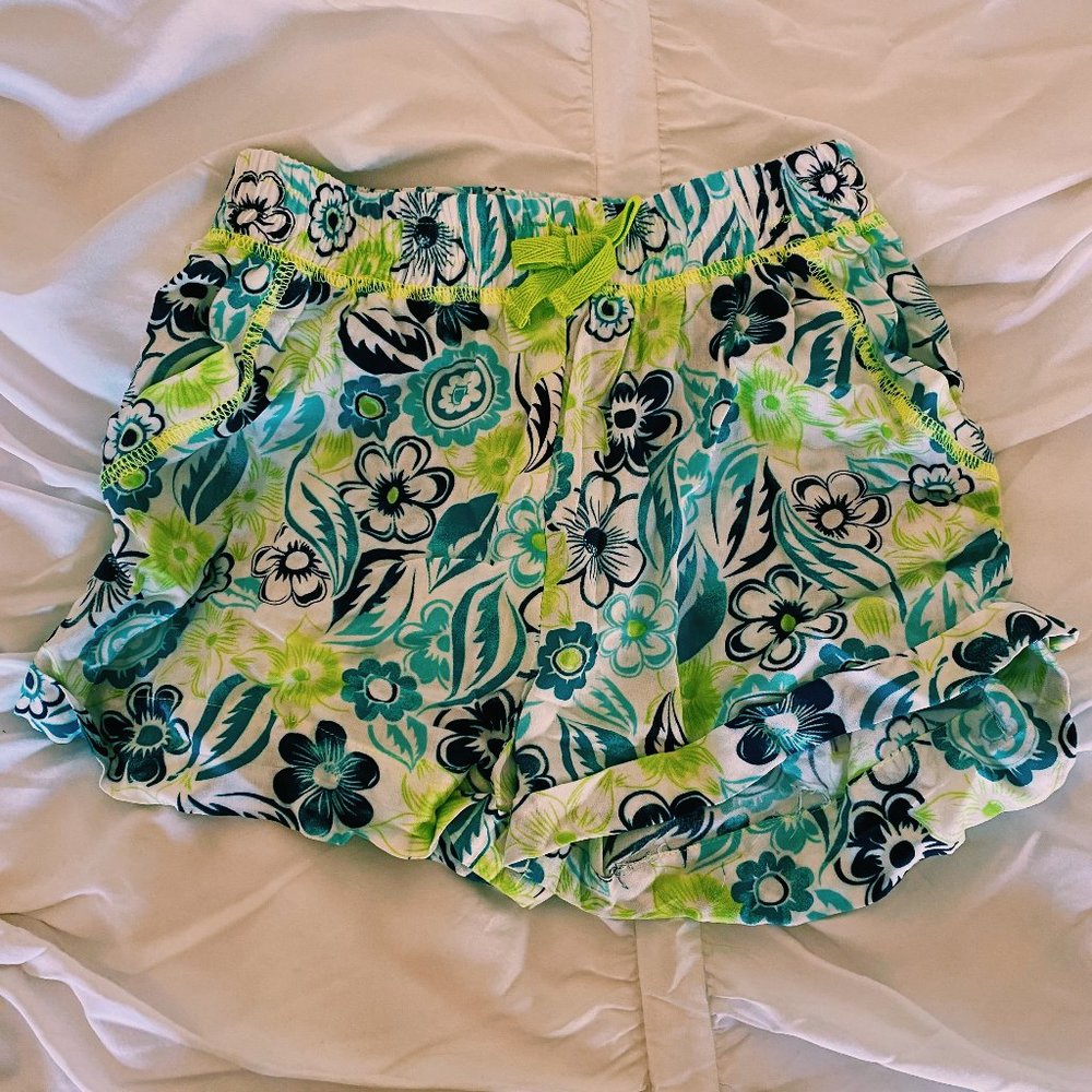 NEW Lucky Brand flowy tropical beach shorts